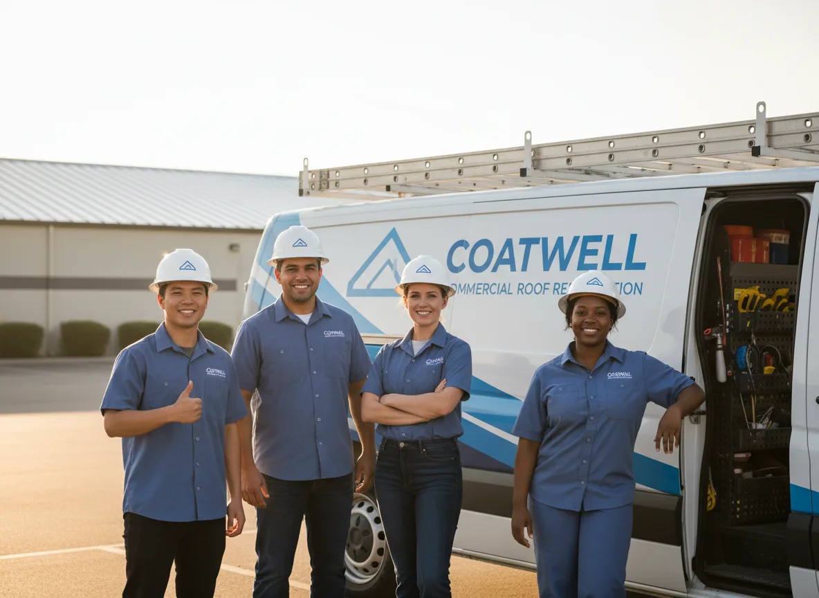 Commercial roof coating company in Hall Summit, LA